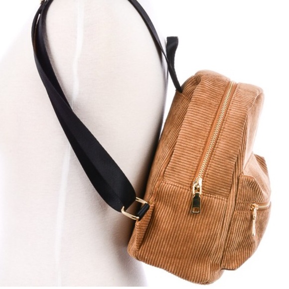 ❗️One  left❗️Corduroy Camel Backpack - Picture 6 of 6